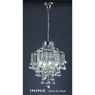 Inina 4 Light Crystal Pendant
